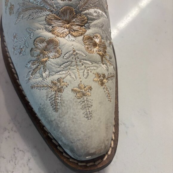 Dingo 1969 Full Bloom Leather Cowboy Boots (Anthropologie) - Picture 9 of 9